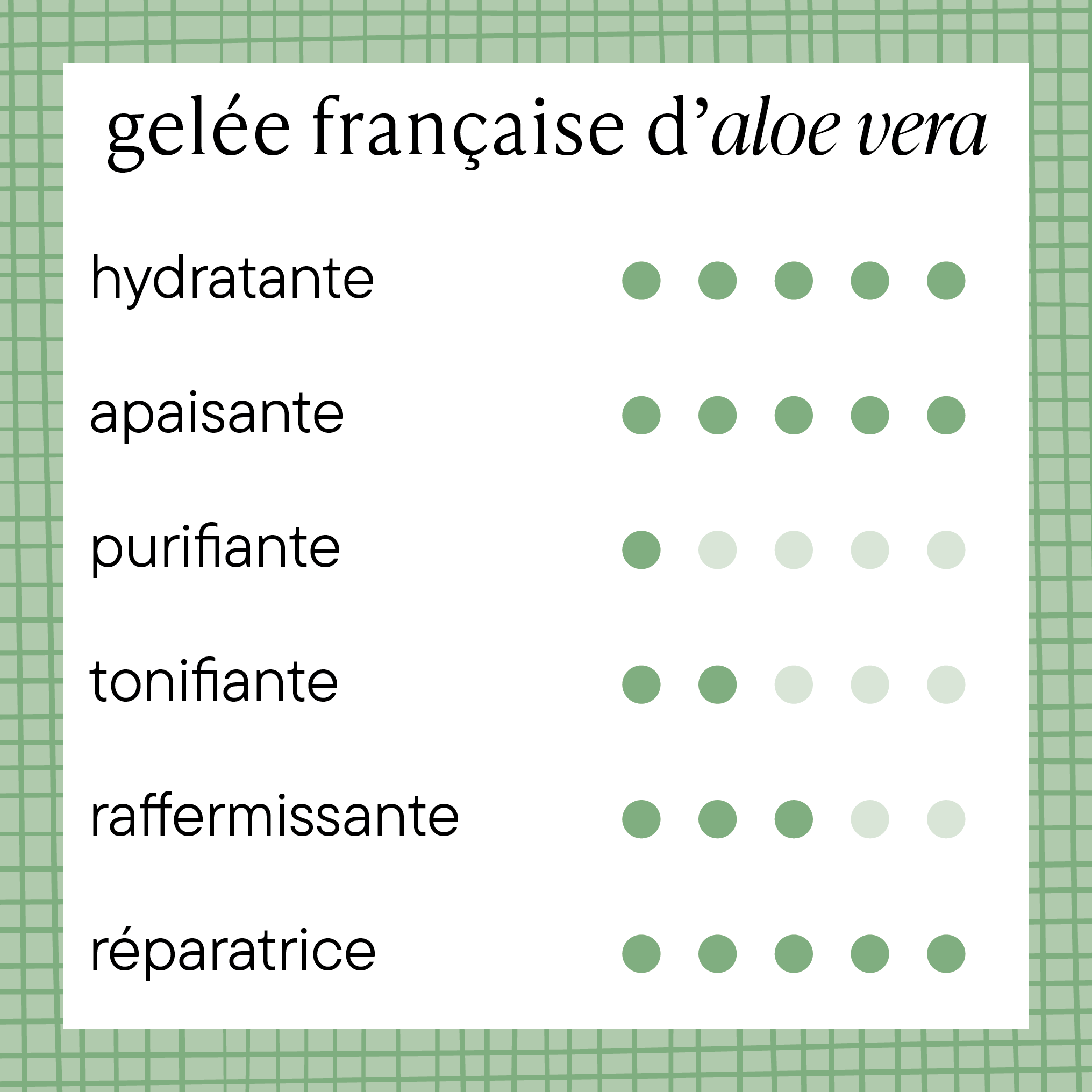 Propriétés de la gelée d’aloe vera 1+3 – hydrate, apaise et favorise la cicatrisation naturellement