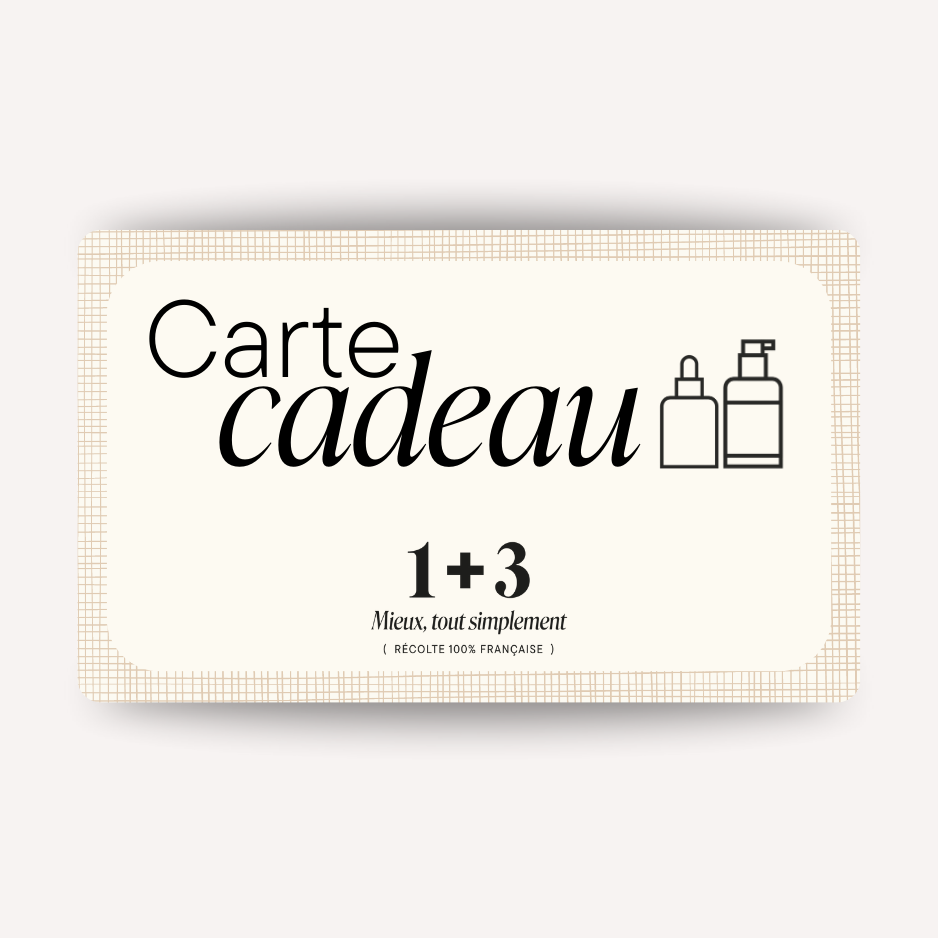 Carte cadeau 1+3