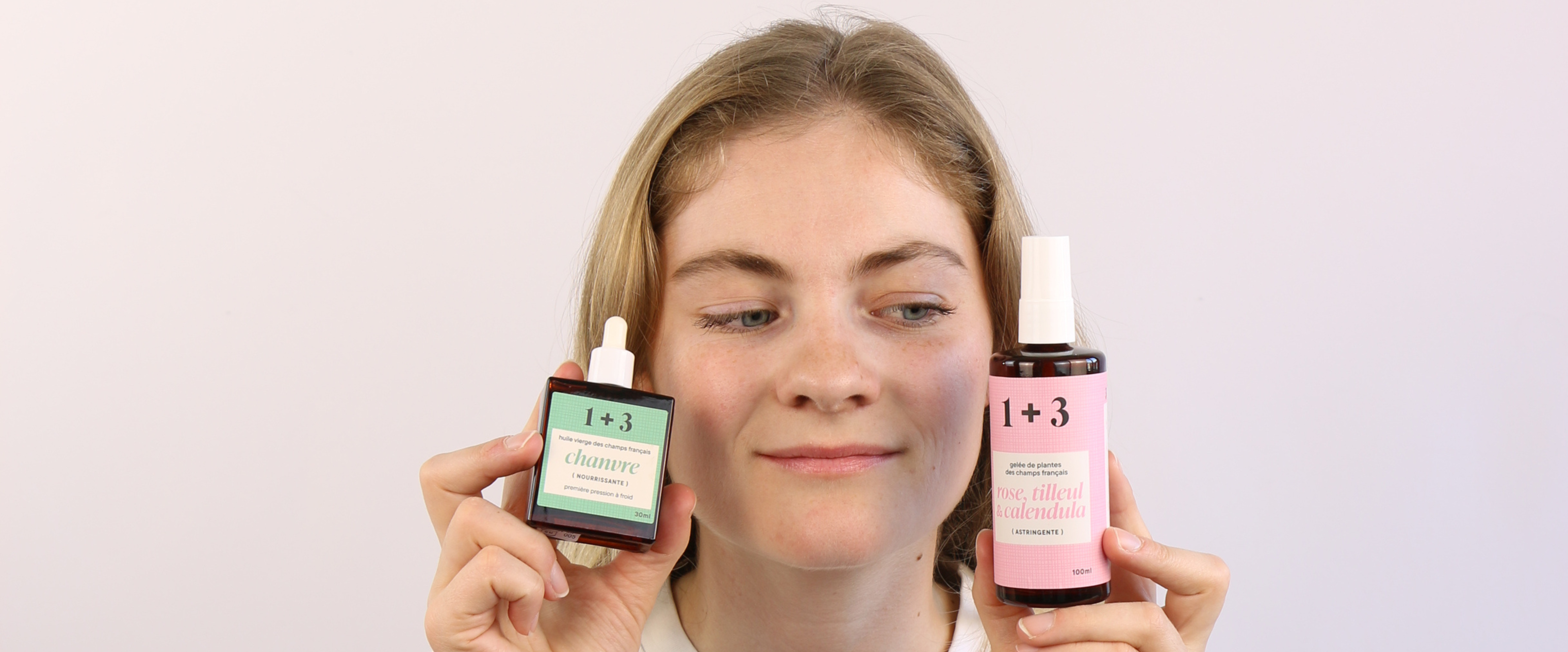 Églantine duo Chanvre + Rose, Tilleul & Calendula