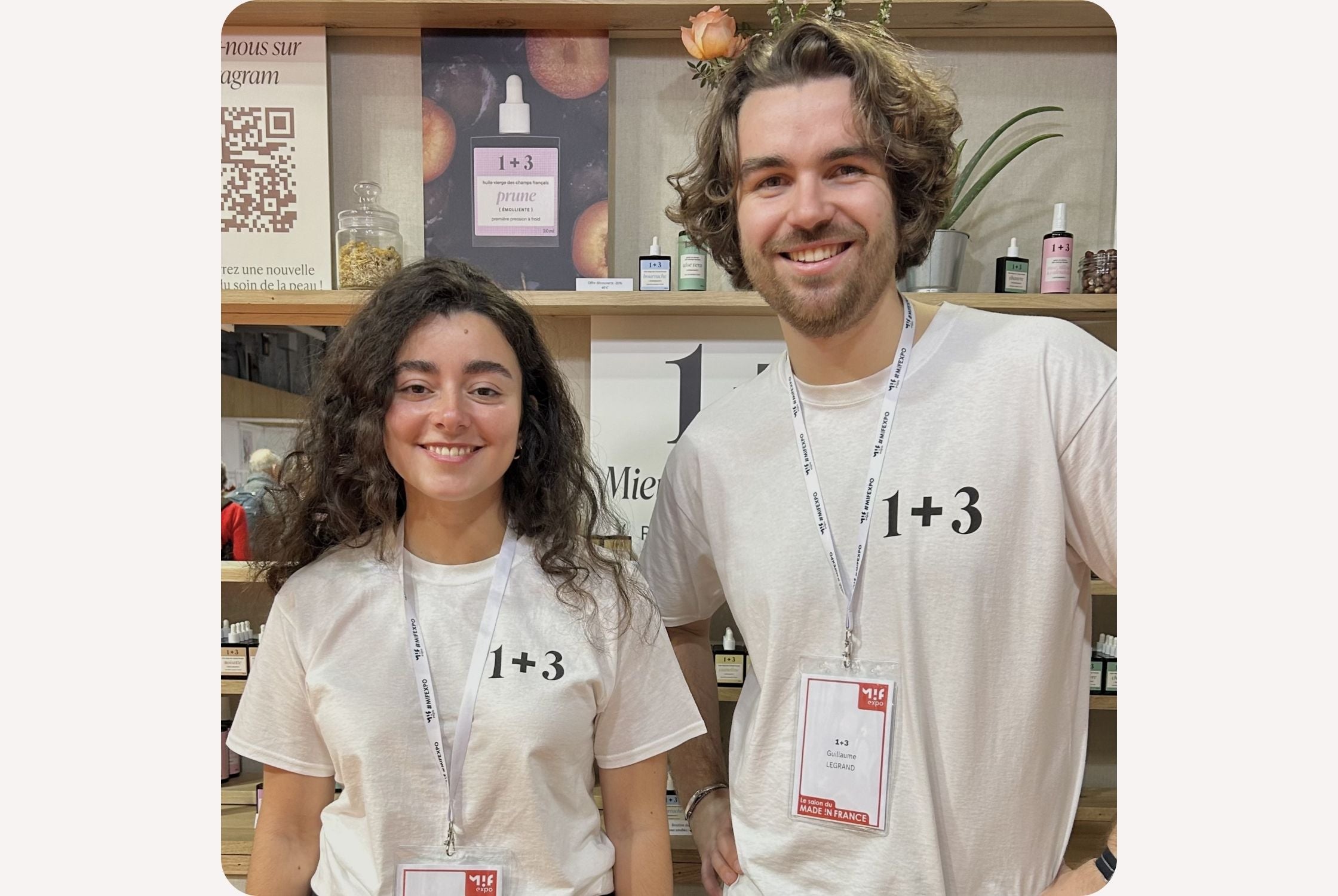 À propos : Portrait des fondateurs Emma et Guillaume – Salon Made in France 2025.